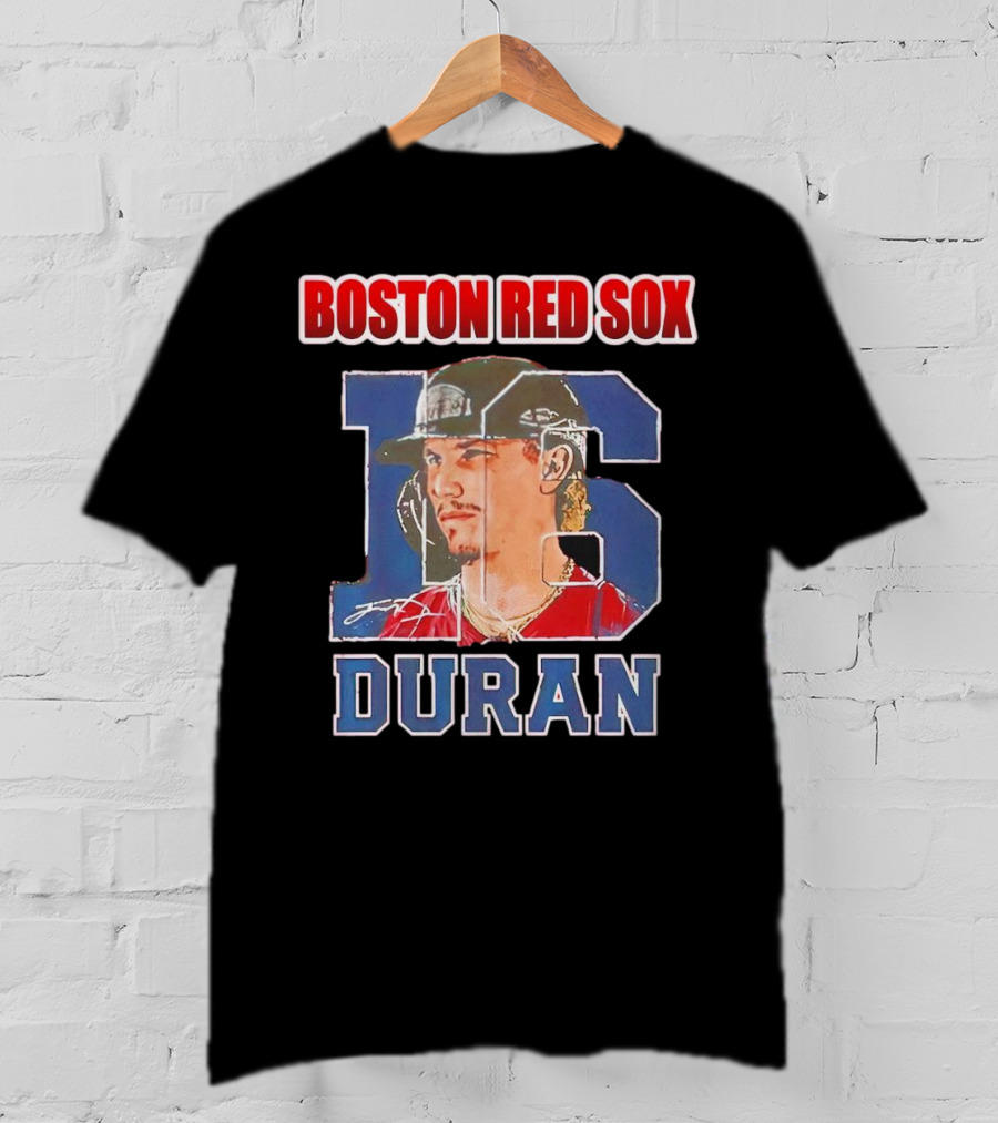 Boston Red Sox Jarren Duran 16 Portrait Patch T-Shirt