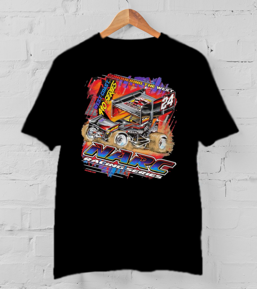 Conquering The West Coast 410 Series NARC Racing Series 24 T-Shirt