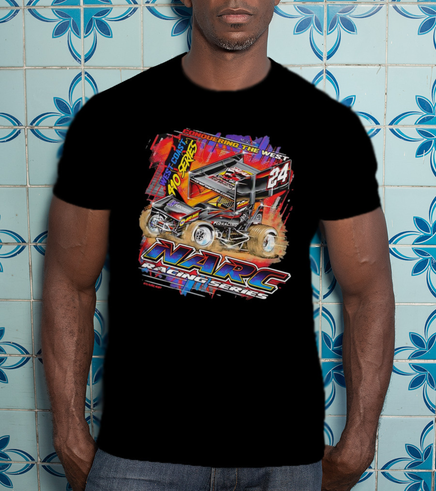 Conquering The West Coast 410 Series NARC Racing Series 24 T-Shirt