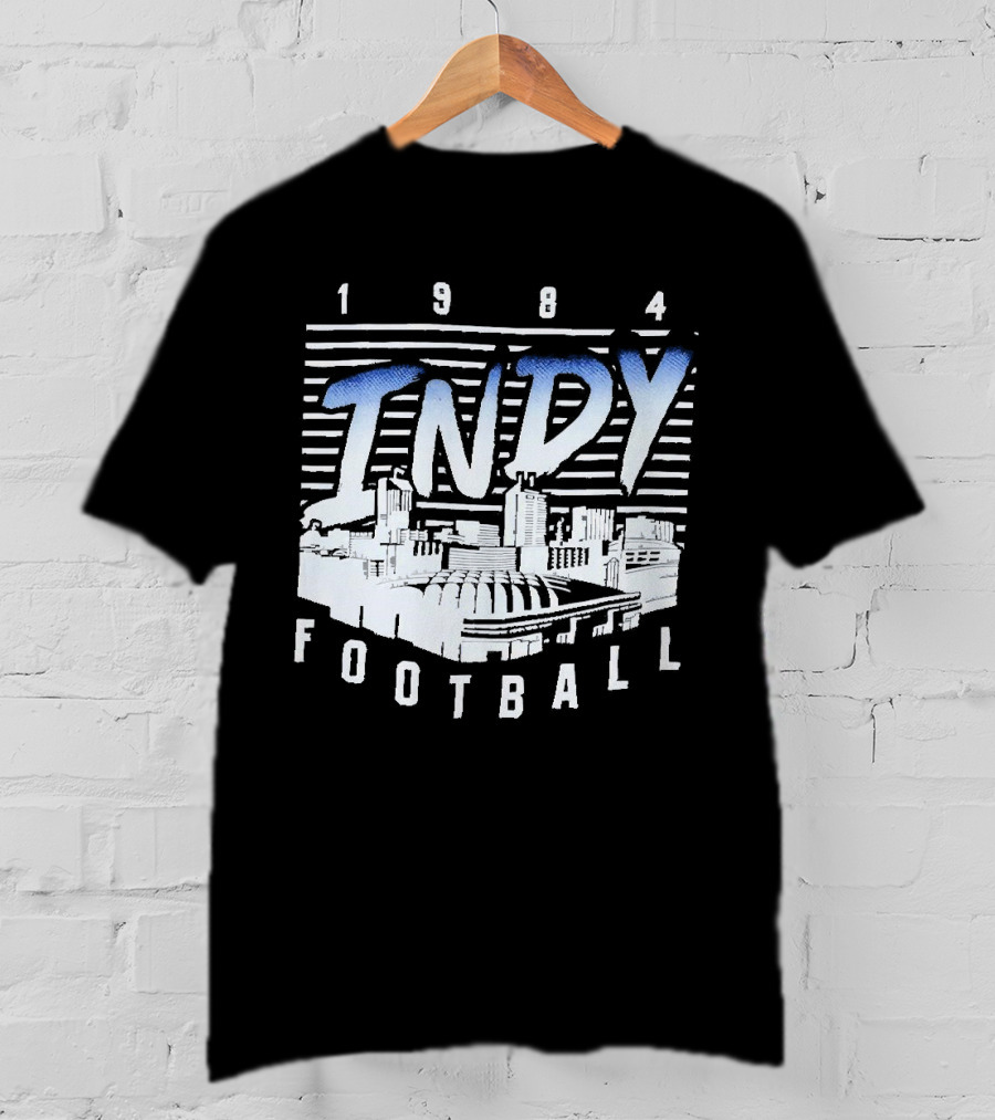 1984 Indy Football Skyline T-Shirt