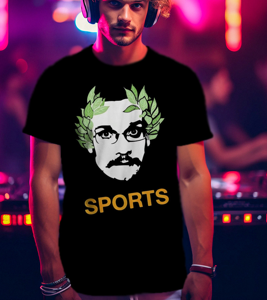 Olympic John Laurel Wreath Face Sports T-Shirt