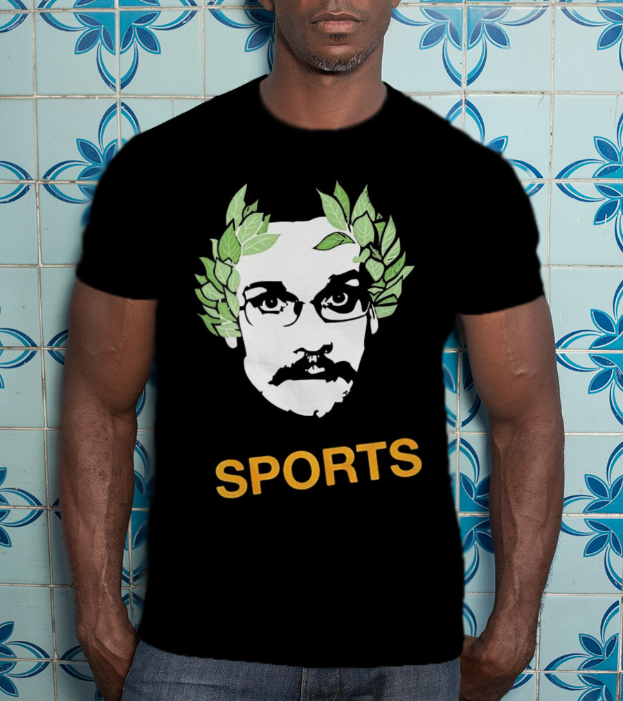 Olympic John Laurel Wreath Face Sports T-Shirt