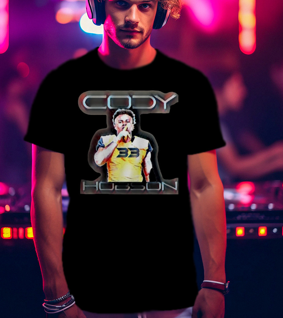 Cody Hobson 33 Merrimack Warriors Football T-Shirt