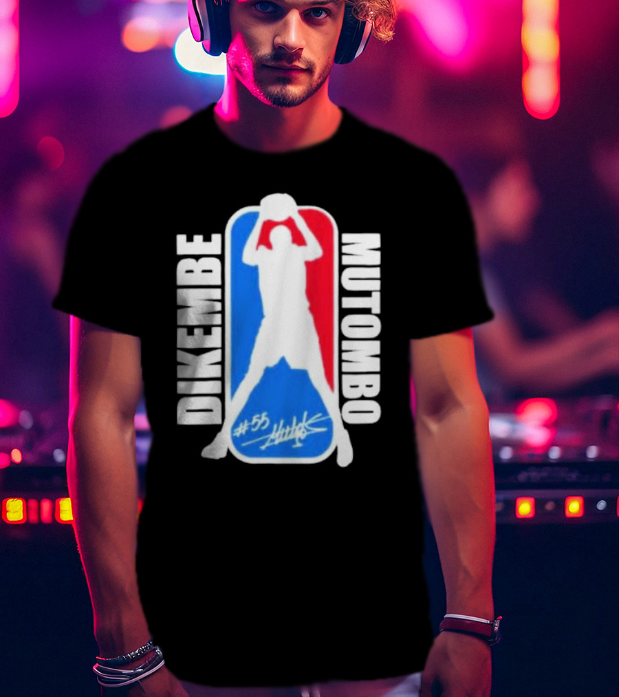 Dikembe Mutombo #55 Signature NBA T-Shirt