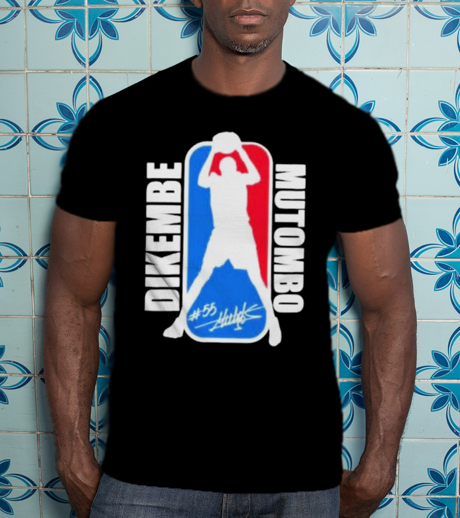Dikembe Mutombo #55 Signature NBA T-Shirt