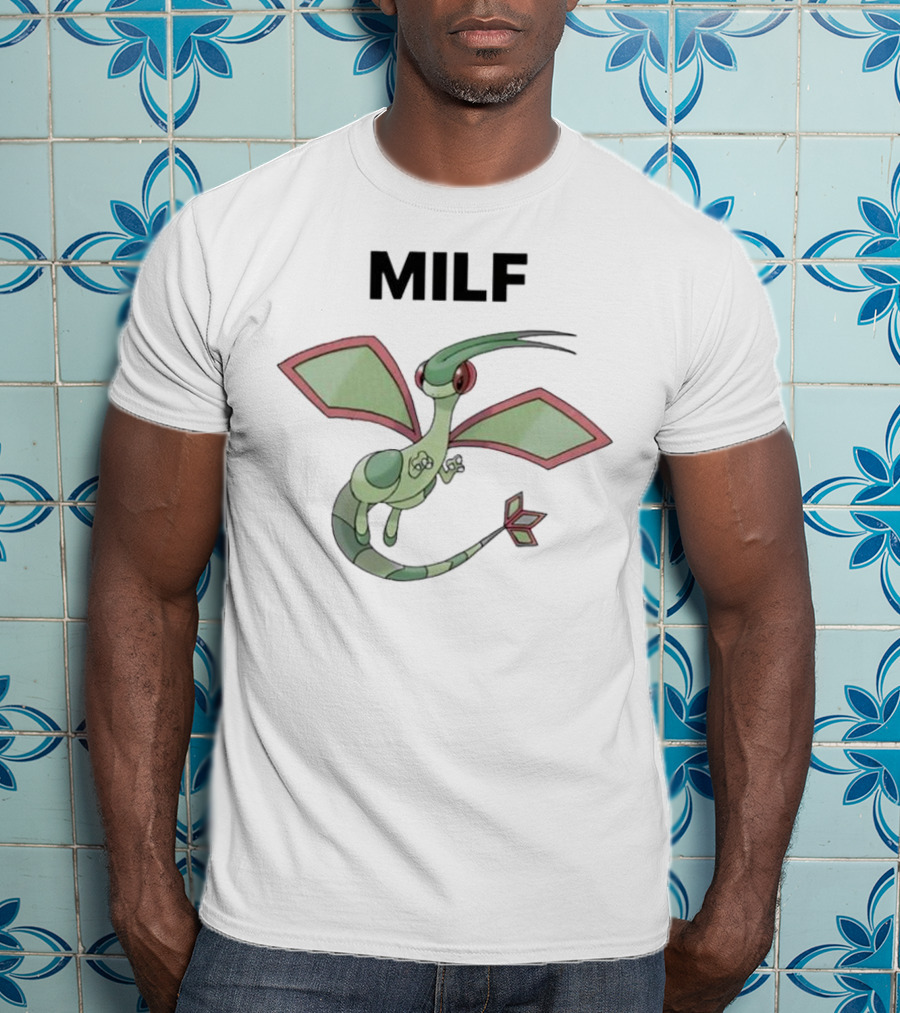 MILF Man I Love Flygon Pokémon Fan Humor T-Shirt