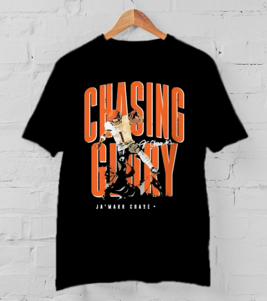 Chasing Glory Ja’Marr Chase Cincinnati Bengals Signature T-Shirt