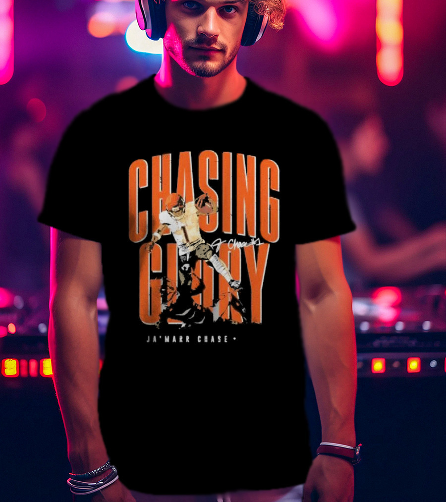Chasing Glory Ja’Marr Chase Cincinnati Bengals Signature T-Shirt