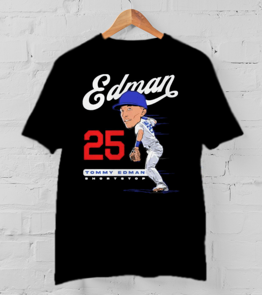 Edman 25 Tommy Edman Shortstop Cartoon T-Shirt