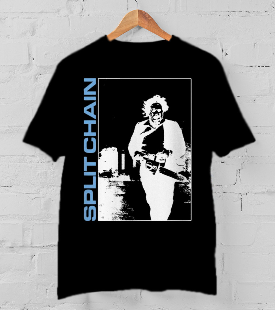 SPLIT CHAIN Chainsaw Runner Monochrome T-Shirt