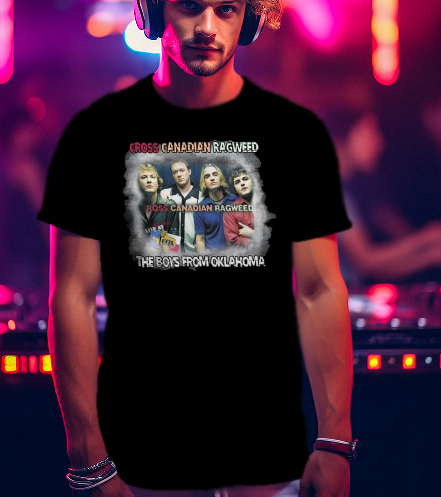 Cross Canadian Ragweed Live At Texas The Boys From Oklahoma T-Shirt