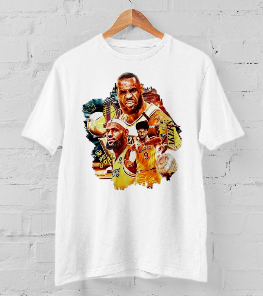 Lebron James Bronny James Lakers Be The Goat T-Shirt