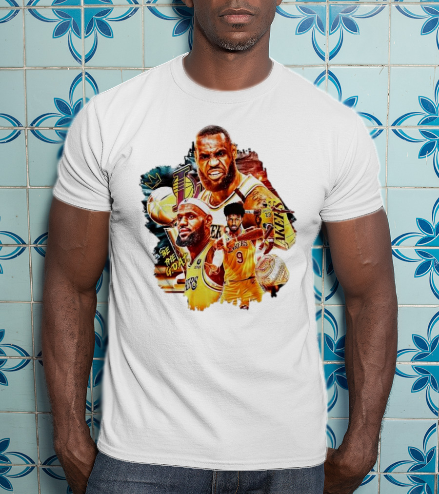 Lebron James Bronny James Lakers Be The Goat T-Shirt