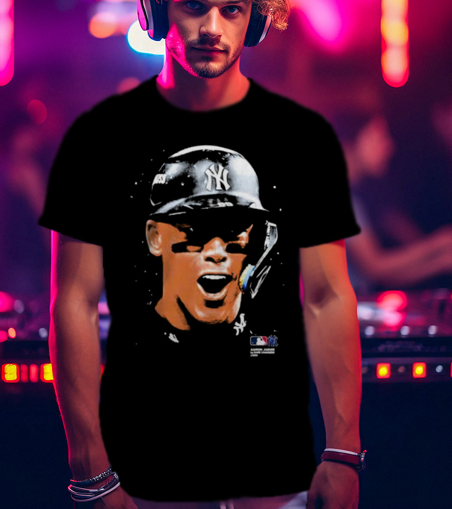 Aaron Judge New York Yankees MLB Big Face T-Shirt