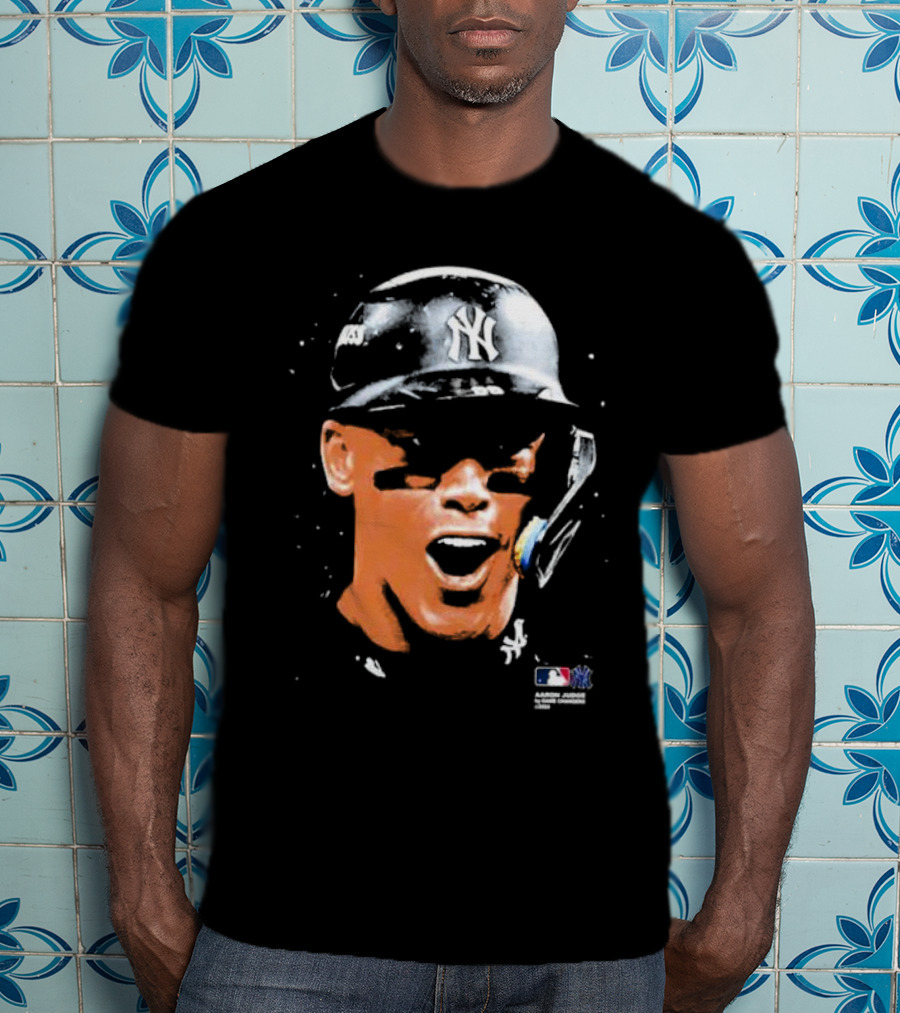Aaron Judge New York Yankees MLB Big Face T-Shirt