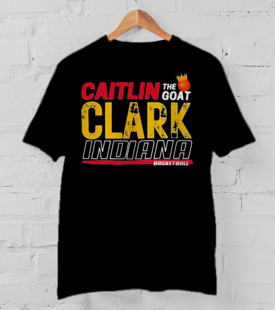 Caitlin Clark The Goat Indiana Basketball T-Shirt