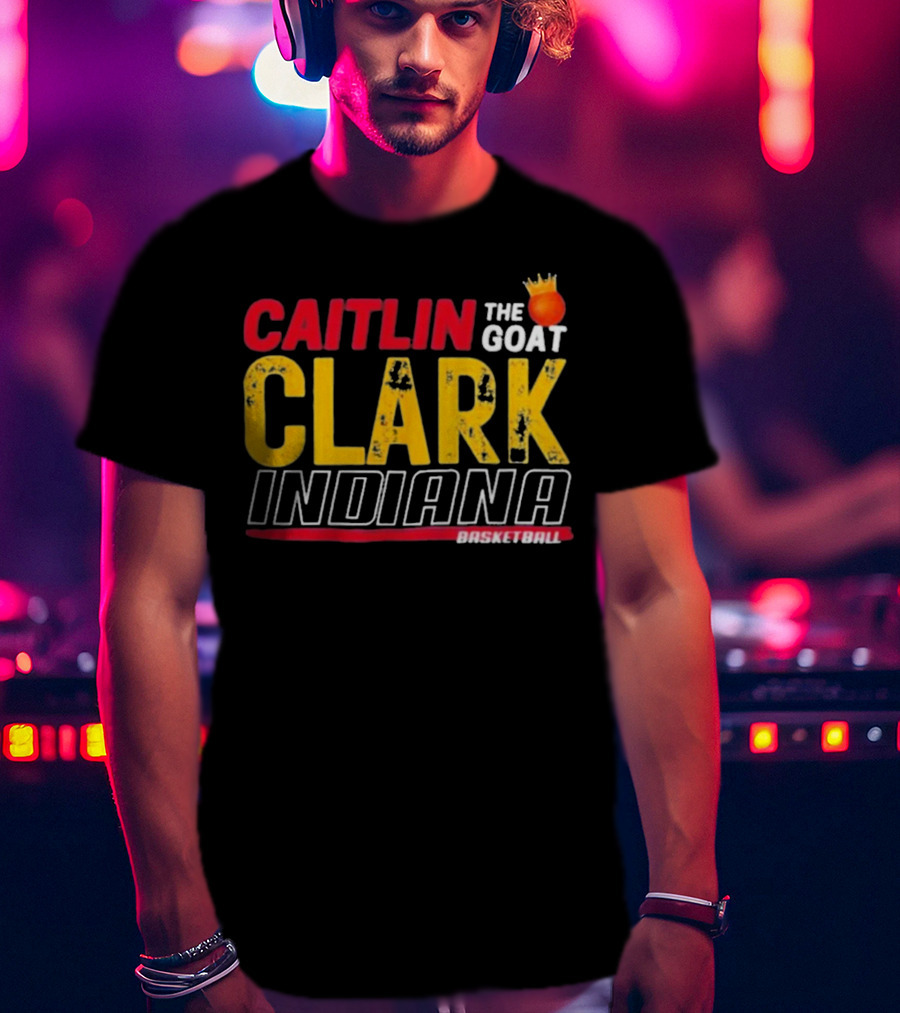 Caitlin Clark The Goat Indiana Basketball T-Shirt