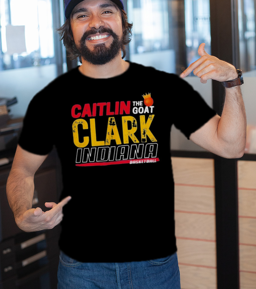 Caitlin Clark The Goat Indiana Basketball T-Shirt