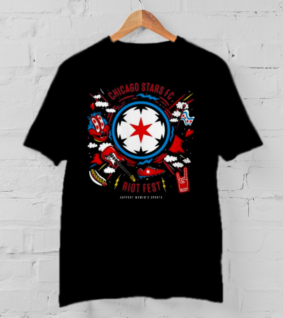 Chicago Stars FC Riot Fest Support Women's Sports T-Shirt