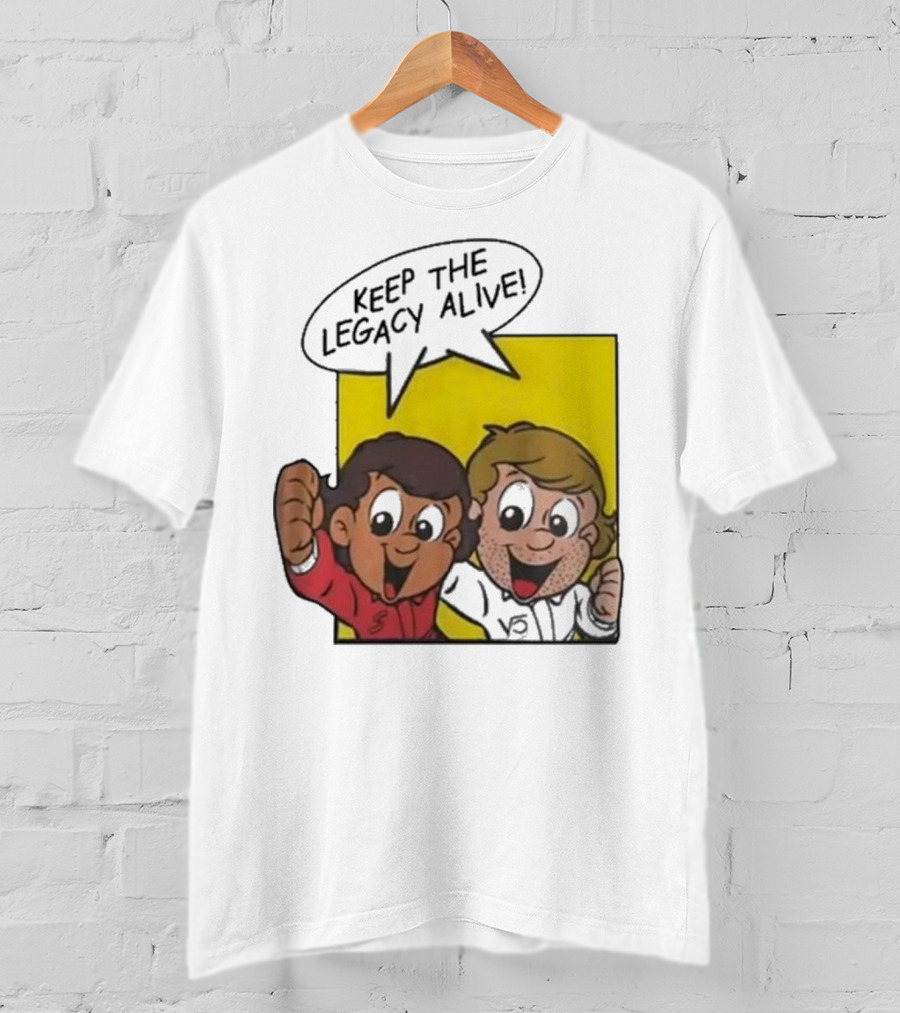 KEEP THE LEGACY ALIVE Boys Characters Speech Bubble T-Shirt