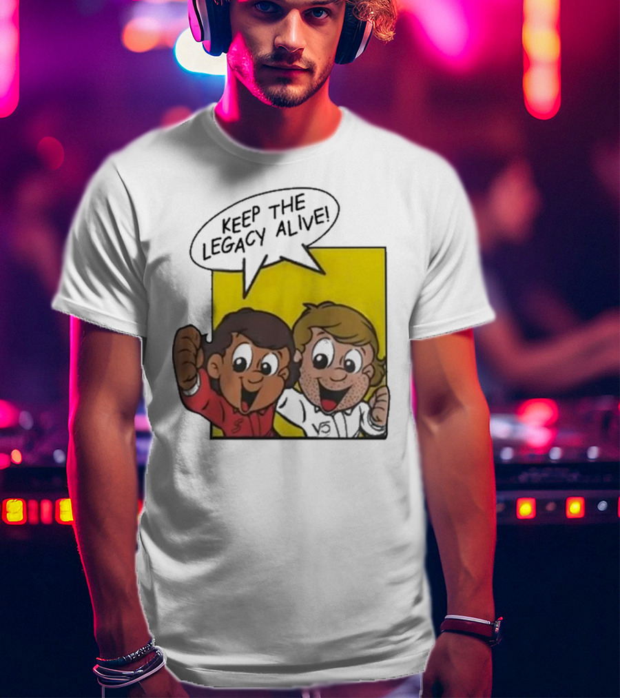 KEEP THE LEGACY ALIVE Boys Characters Speech Bubble T-Shirt