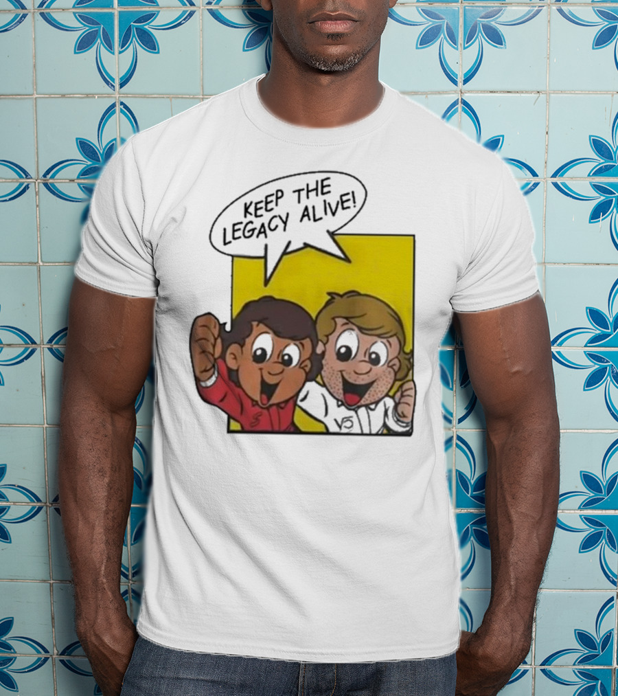 KEEP THE LEGACY ALIVE Boys Characters Speech Bubble T-Shirt