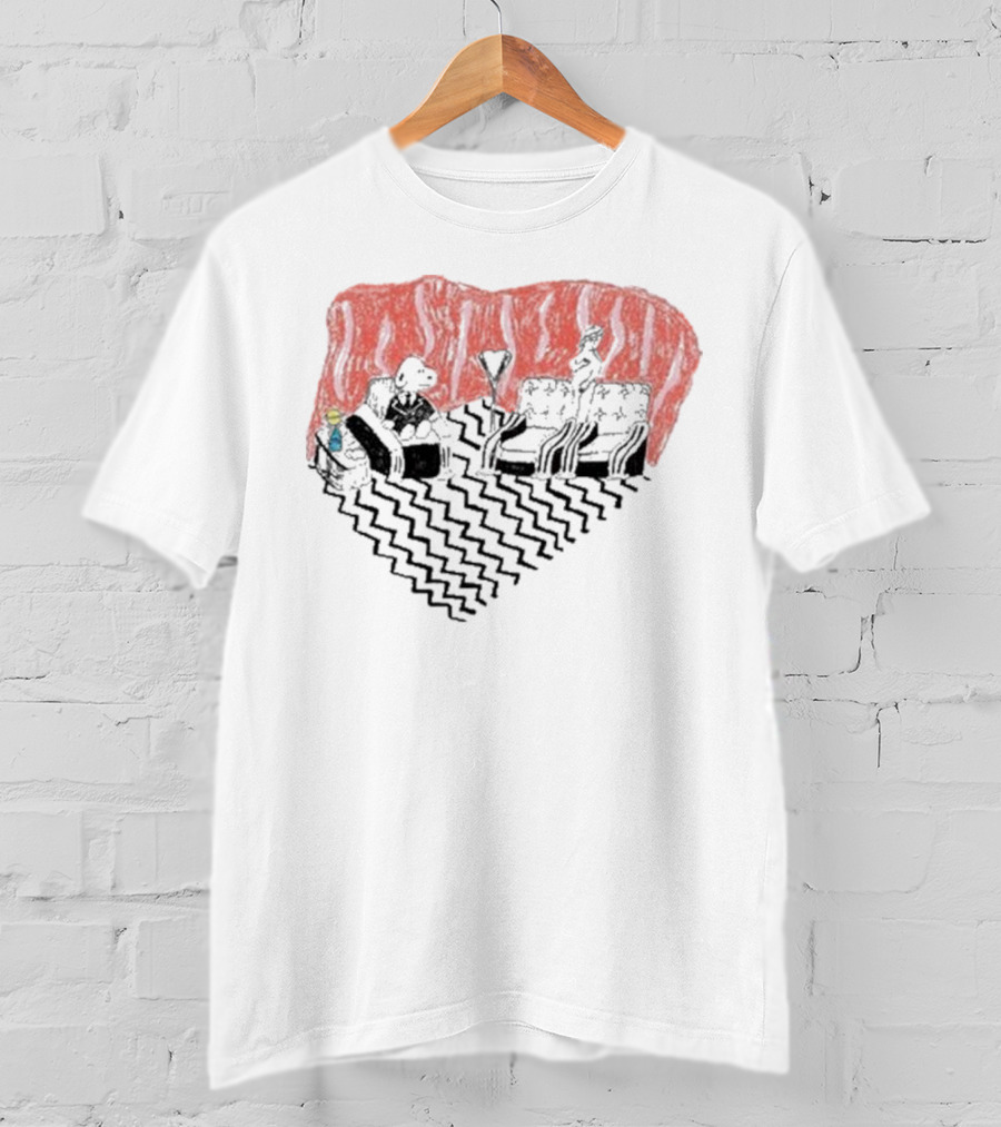 Sandw1tch Dale Snooper Twin Peaks Zigzag Room Scene T-Shirt