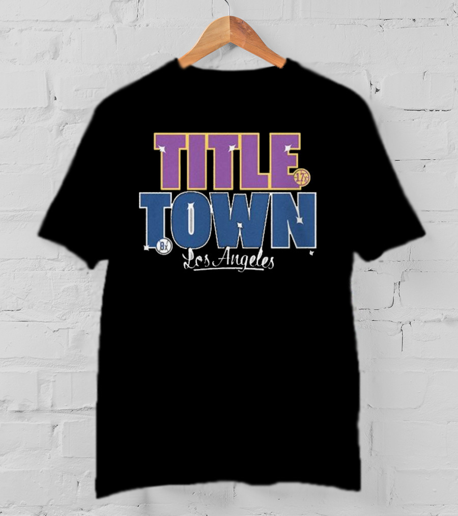 Los Angeles Dodgers 17x 8x Title Town T-Shirt