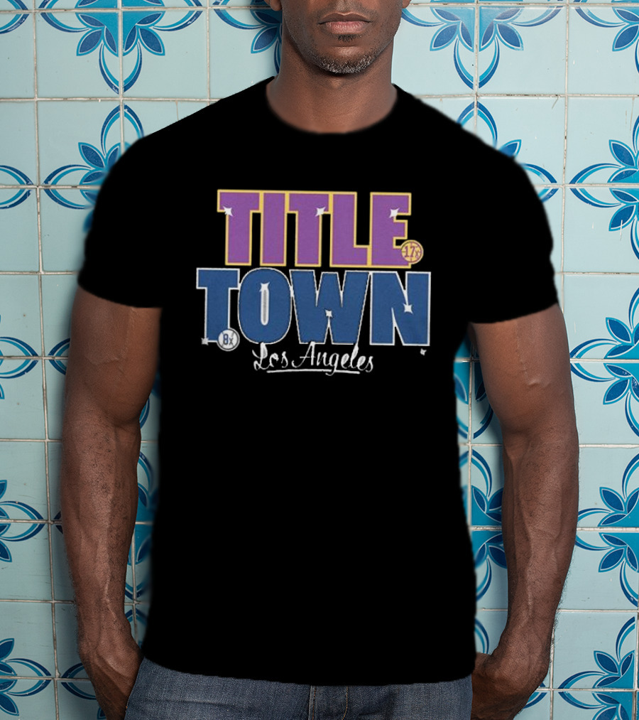 Los Angeles Dodgers 17x 8x Title Town T-Shirt