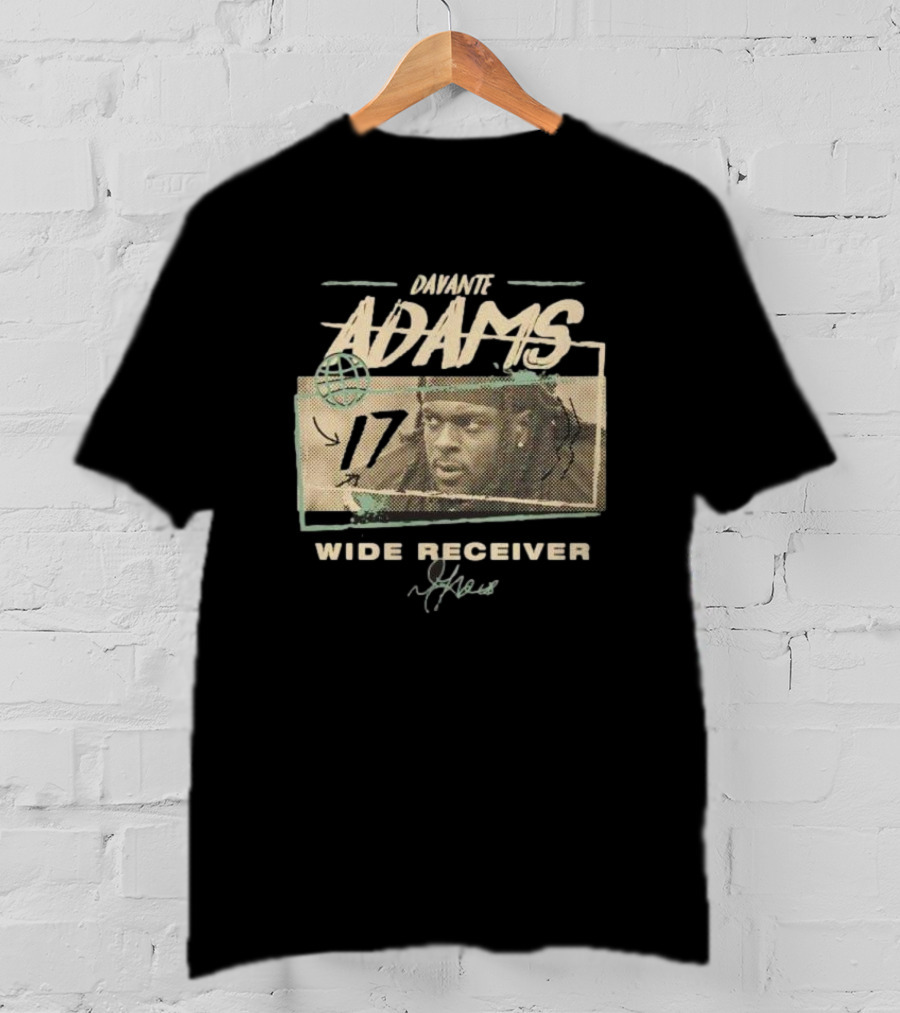 Davante Adams 17 Wide Receiver Signature T-Shirt