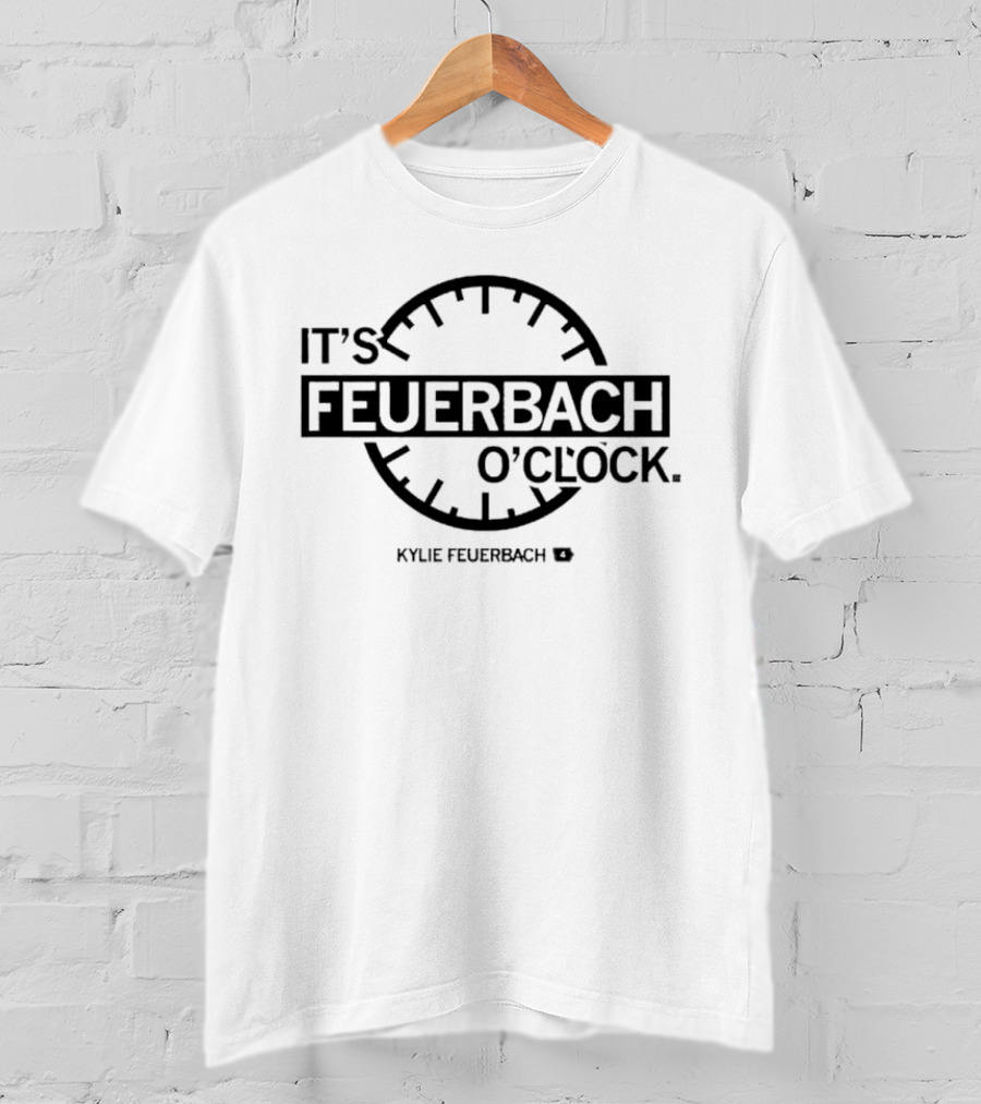 Iowa Hawkeyes It's Feuerbach O'Clock Kylie Feuerbach T-Shirt