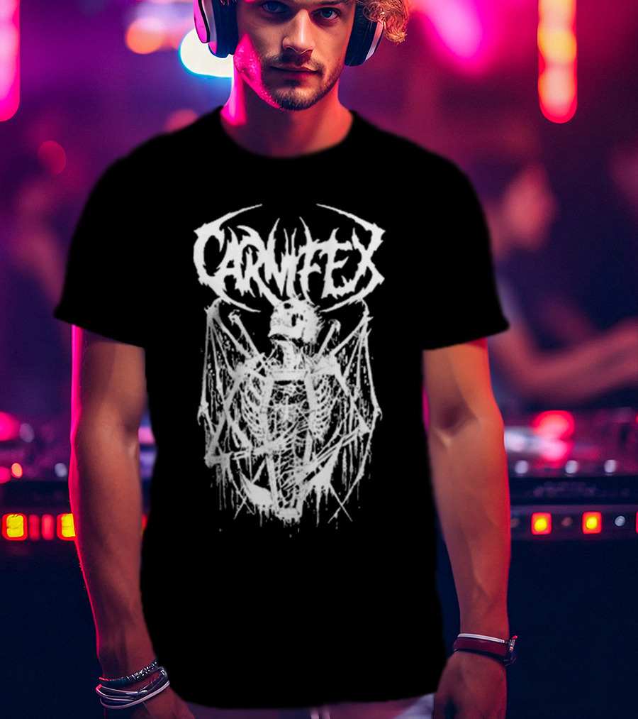 Carnifex Skeletal Coffin Wings T-Shirt