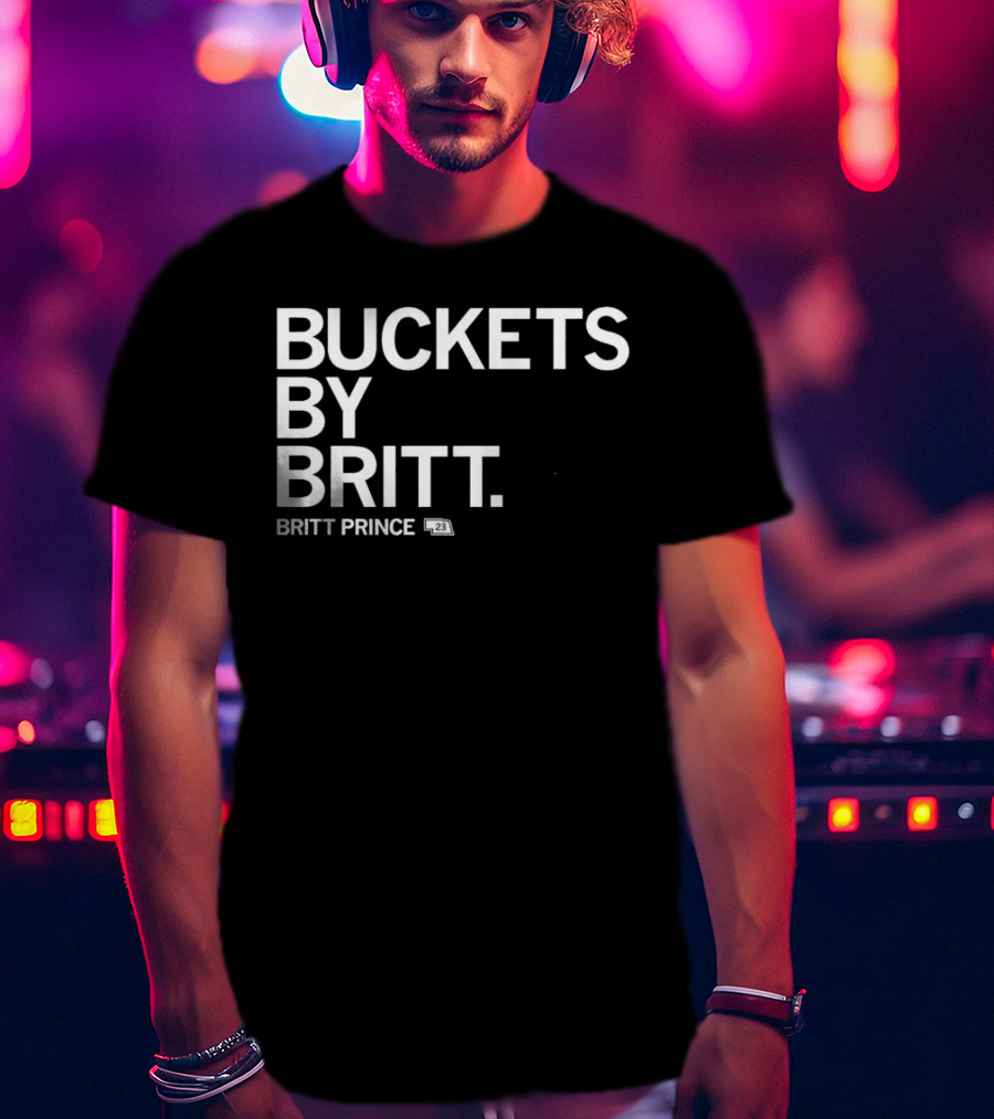 Buckets By Britt Nebraska Britt Prince 23 T-Shirt