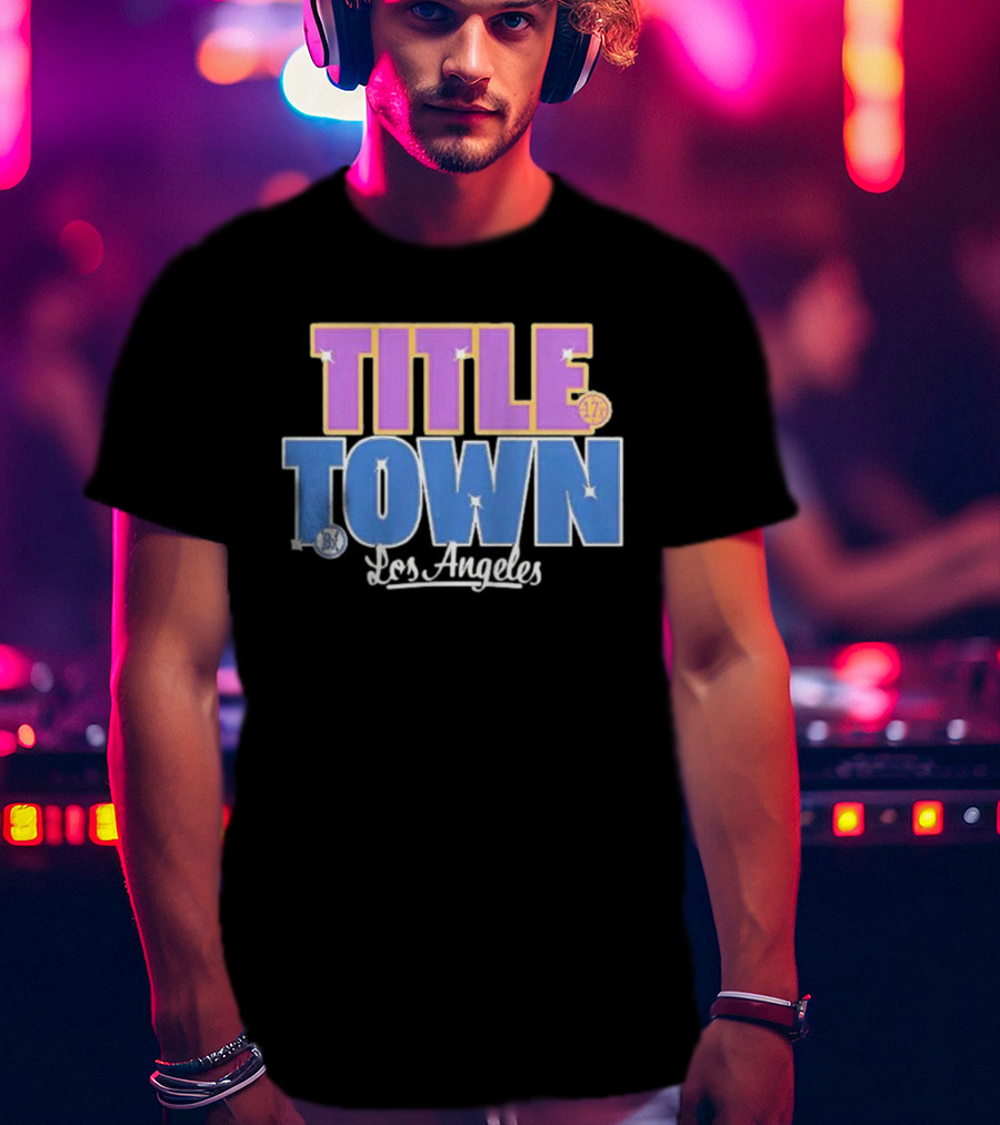 Title Town Los Angeles Dodgers World Champs T-Shirt