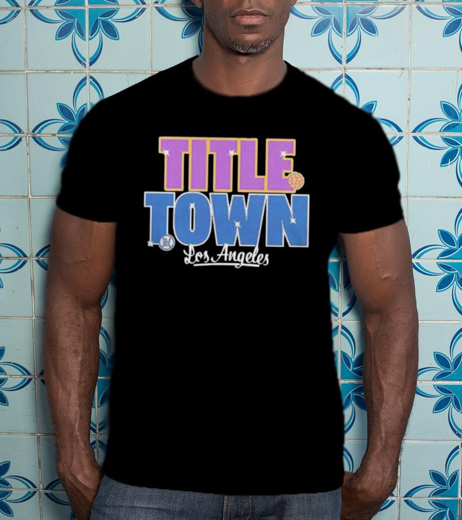 Title Town Los Angeles Dodgers World Champs T-Shirt