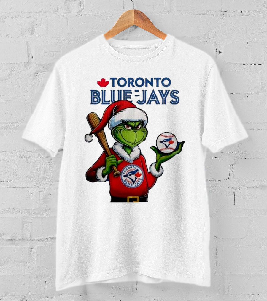 Toronto Blue Jays The Grinch Grinchmas Christmas T-Shirt