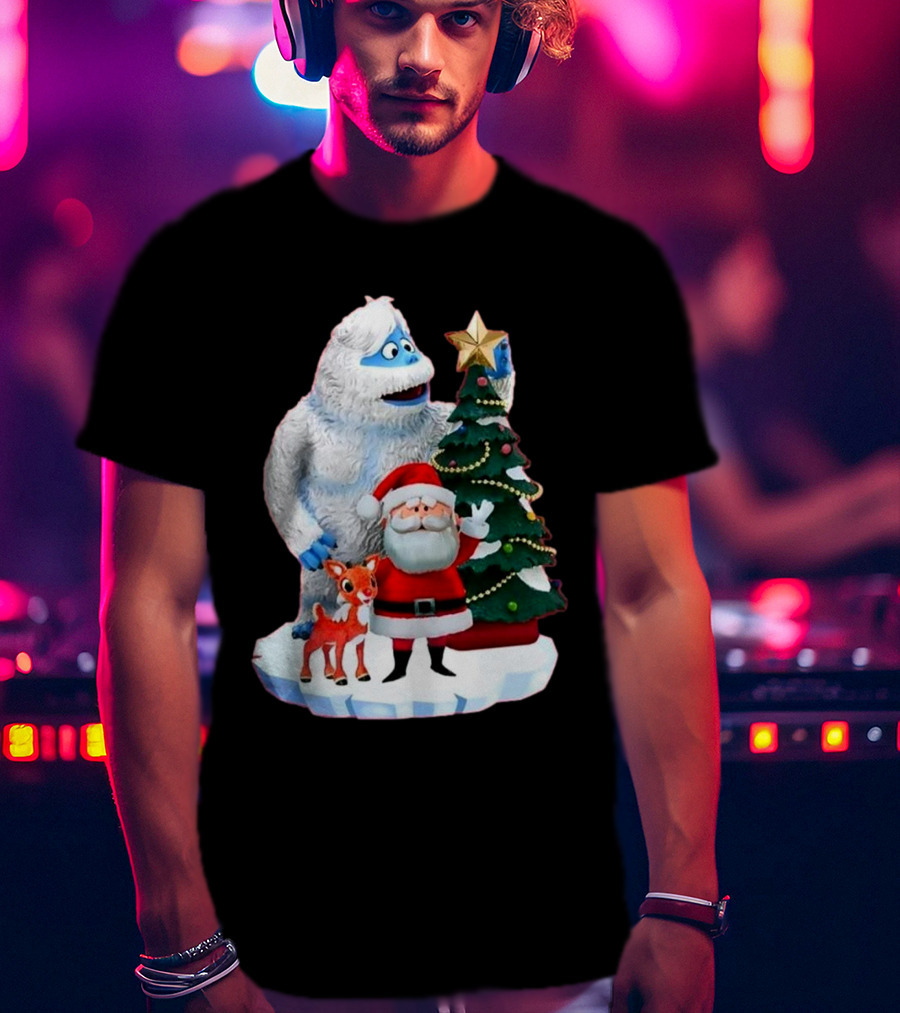Bumble Rudolph Santa Christmas Tree Exclusive Rudolph The Red Nosed Reindeer T-Shirt