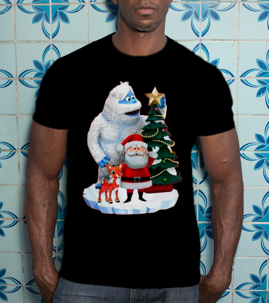 Bumble Rudolph Santa Christmas Tree Exclusive Rudolph The Red Nosed Reindeer T-Shirt