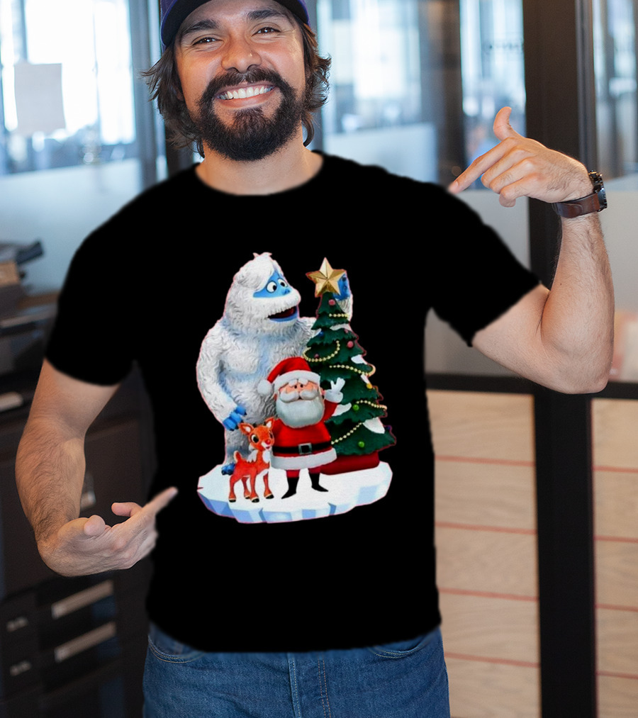 Bumble Rudolph Santa Christmas Tree Exclusive Rudolph The Red Nosed Reindeer T-Shirt