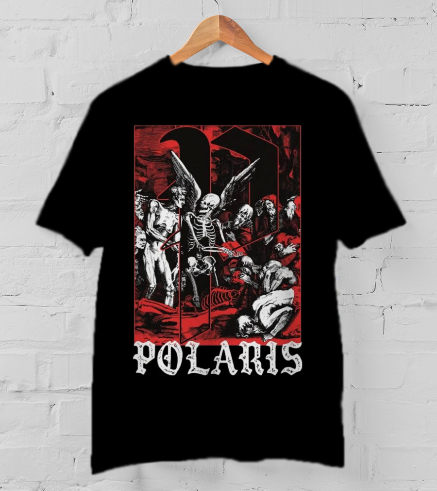 Down Right Merch Polaris Skeleton Scene T-Shirt