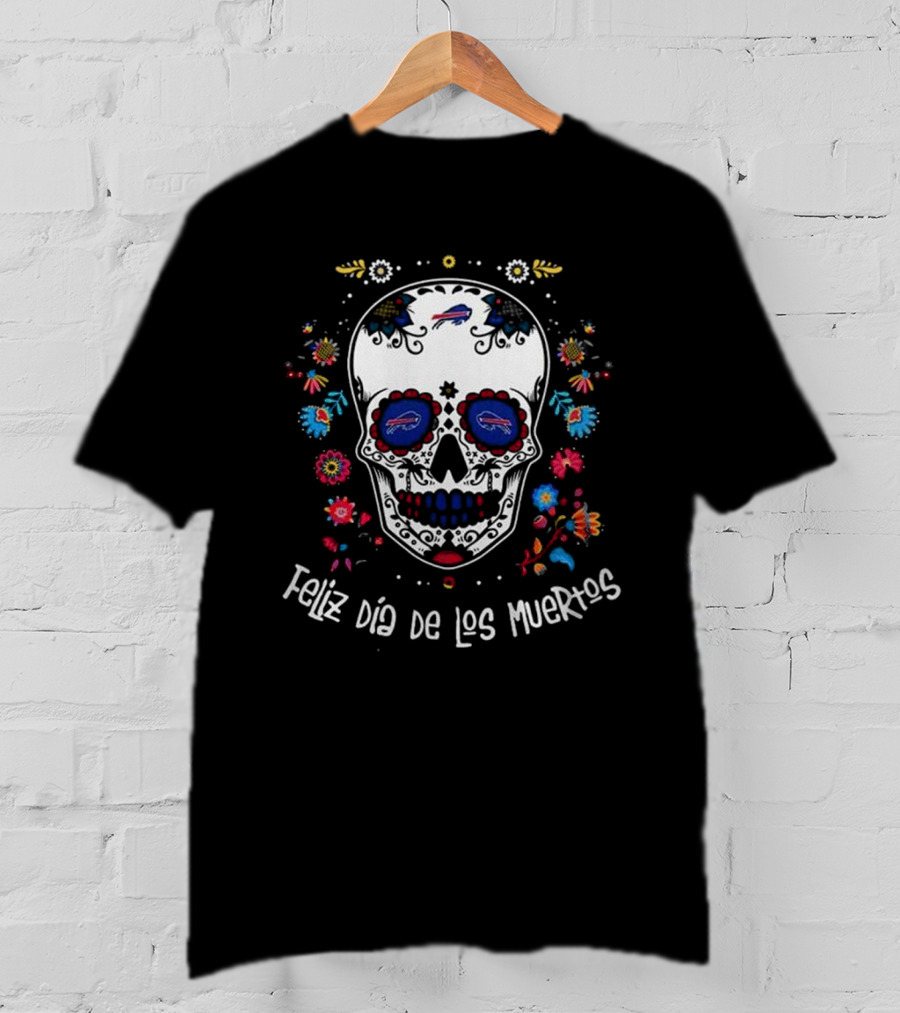 Buffalo Bills Feliz Dia De Los Muertos T-Shirt
