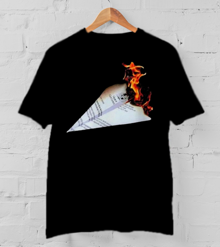 Lovejoy Band Burning Paper Plane Nuisance T-Shirt