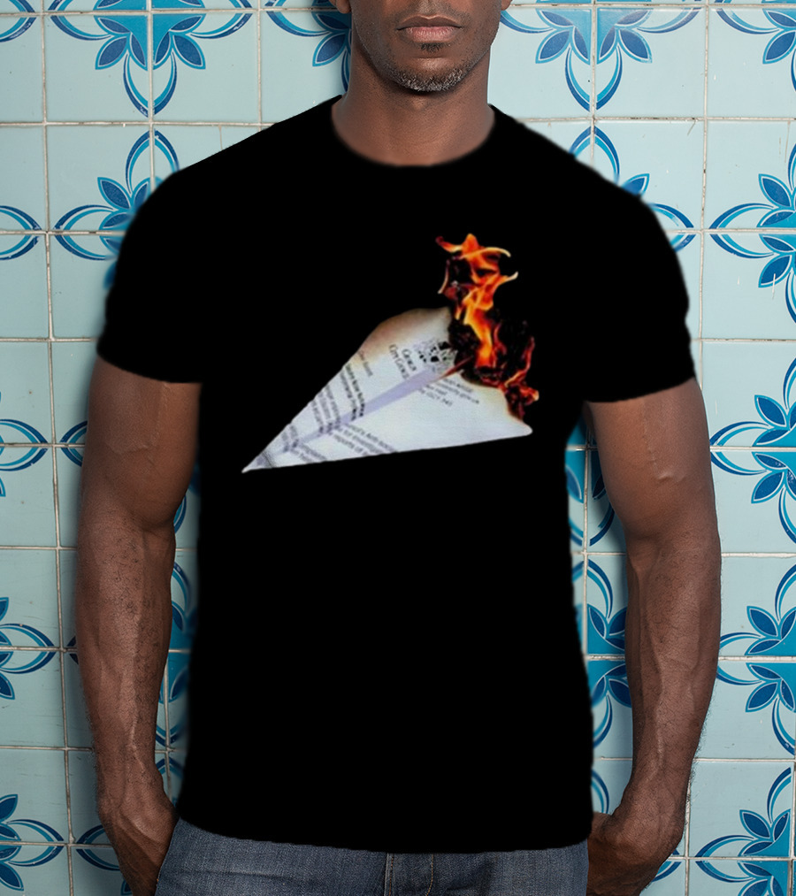 Lovejoy Band Burning Paper Plane Nuisance T-Shirt