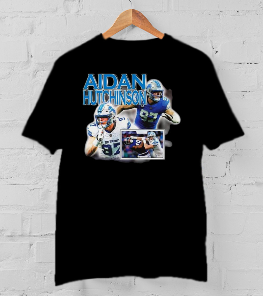 Aidan Hutchinson Detroit Lions Football T-Shirt