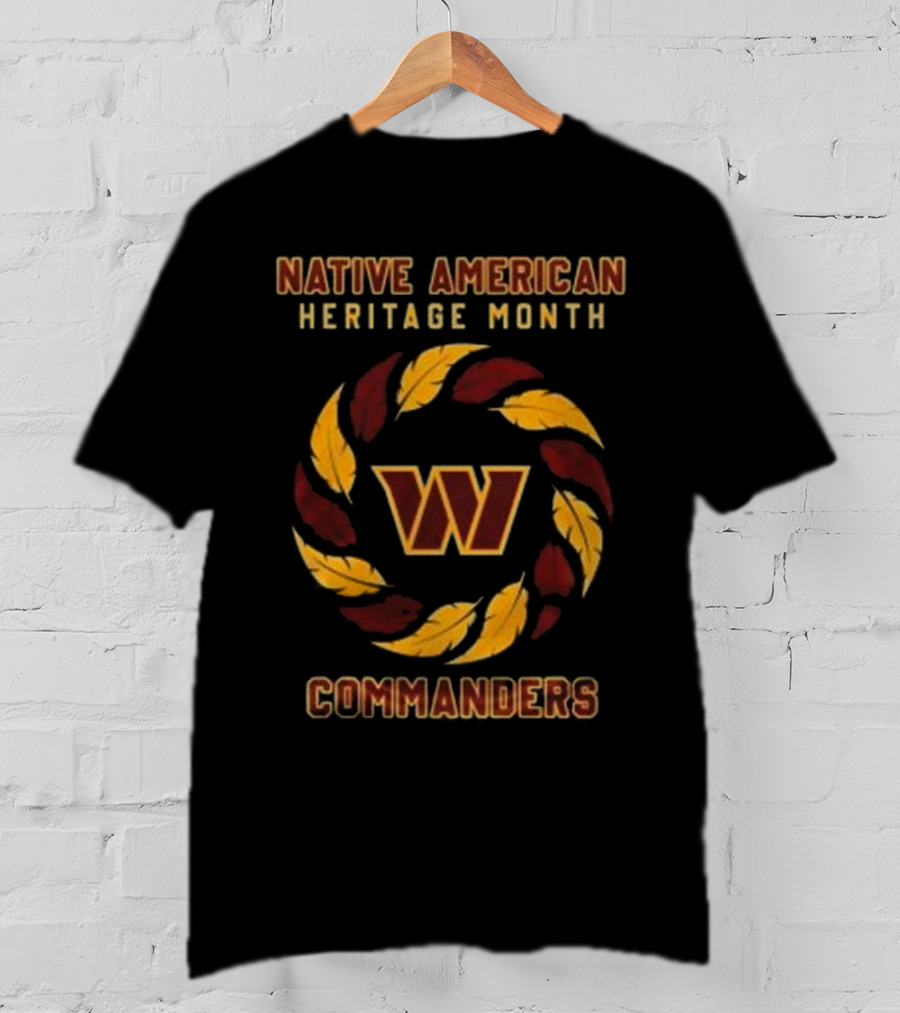 Washington Commanders Native American Heritage Month T-Shirt