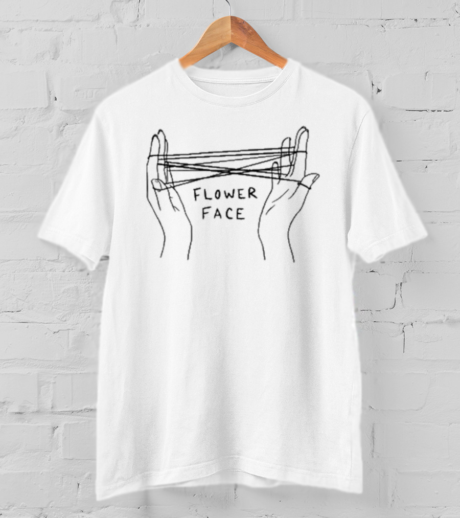 Flower Face Cat’s Cradle Hands T-Shirt