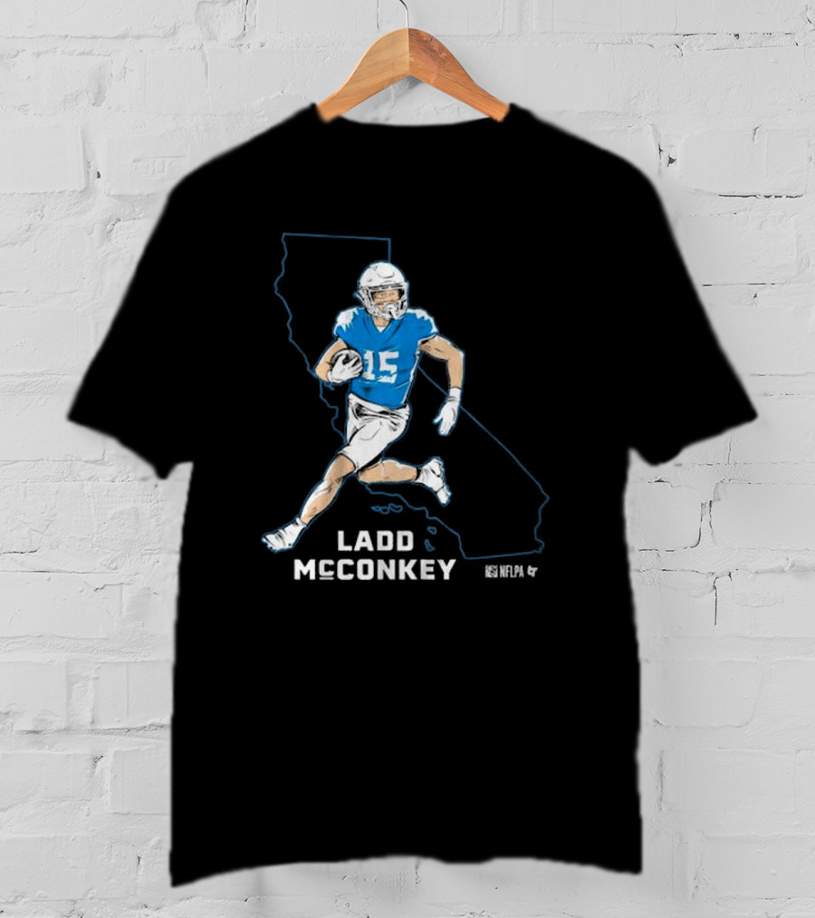 Ladd McConkey NFLPA California Football Star T-Shirt