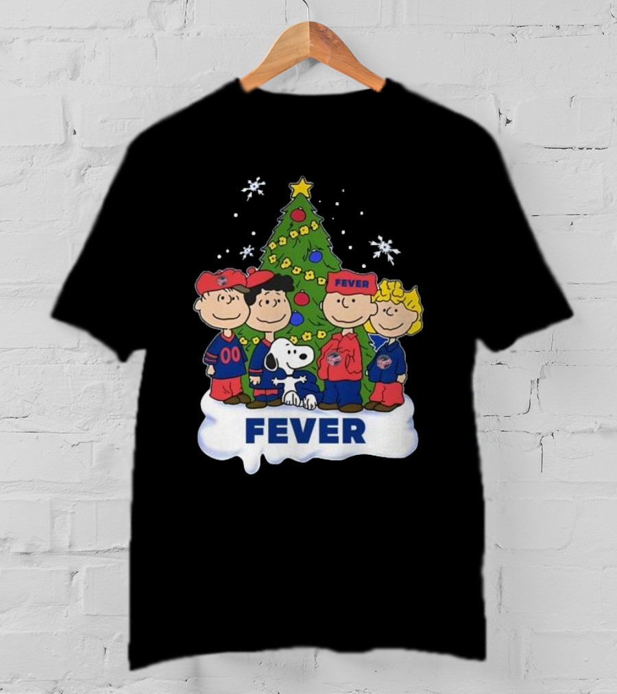 Snoopy And Friends Fever Christmas Tree Celebration T-Shirt