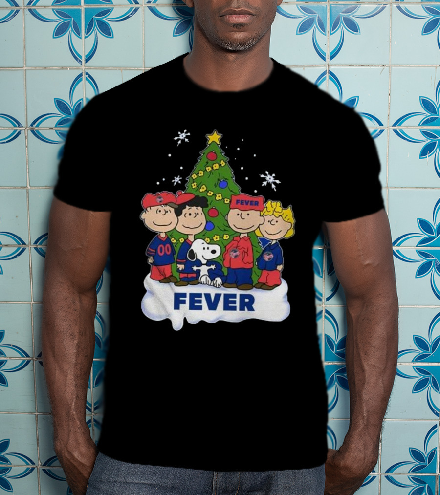 Snoopy And Friends Fever Christmas Tree Celebration T-Shirt