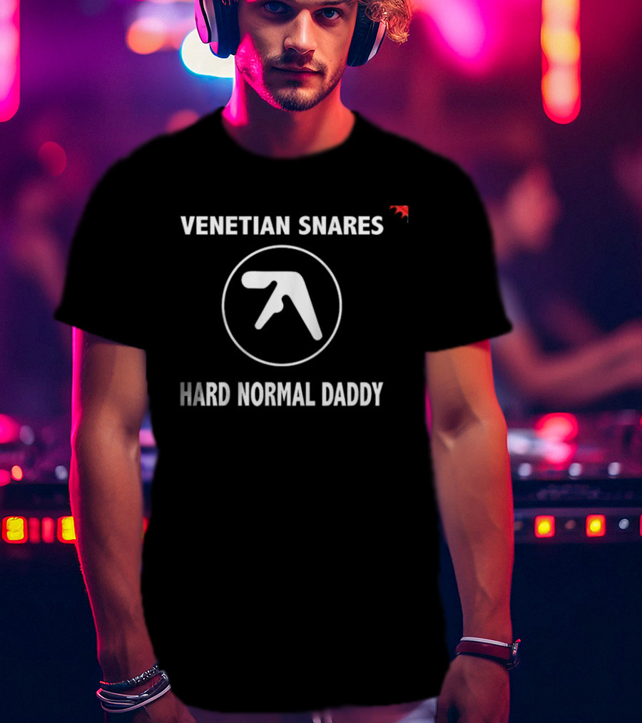 Venetian Snares Hard Normal Daddy Logo With Aphex Twin T-Shirt